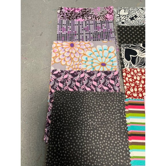 35 Pieces Precut 5" Cotton Quilting Fabric Squares - Sweet Remembrance Dawn Char - Picture 8 of 12